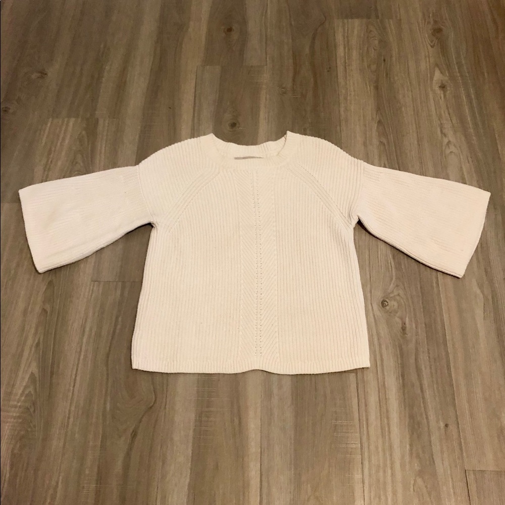 Loft Bell Sleeve Knit Sweater